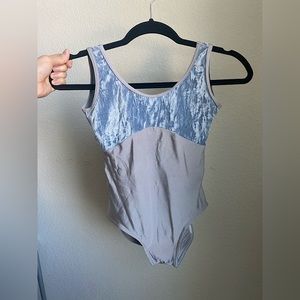 NOT FOR SALE Yumiko Anna duo | discontinued velvet dusty blue and nylon silver